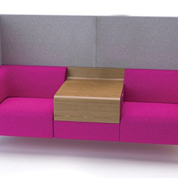 Tryst high back console sofa