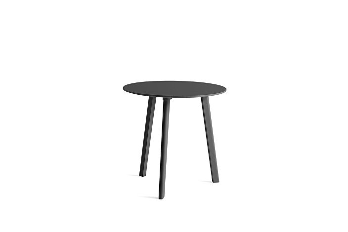 8092651009000_CPH Deux 220 table round_W75xH73_Stone grey plywood edge base_Stone grey laminate