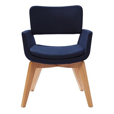 Korus chair with oak base