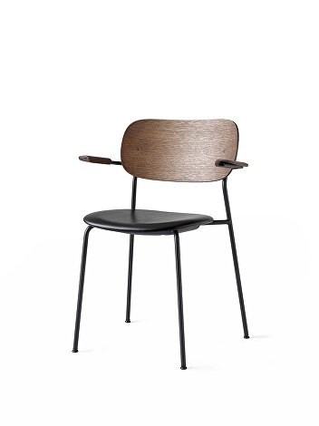 1169849-Co-Dining-Chair-Armrest-DakarBlack0842-DarkStainedOak-Black_Angle