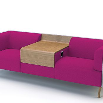 Tryst low back console sofa