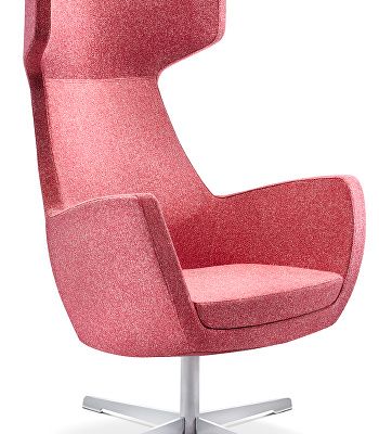 Mae high back chair with 4 star base