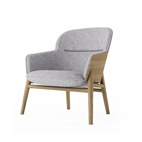 SHG1_Hygge Low back chair on 4 oak base - 001PP