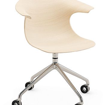 Loop 3D Wood Swivel with Castors