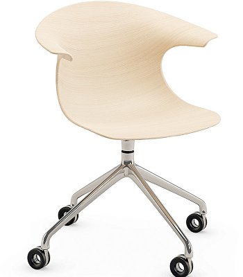 Loop 3D Wood Swivel with Castors