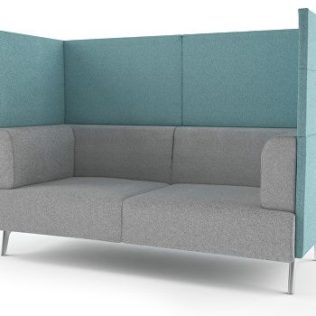 Tryst high back 2 seat sofa