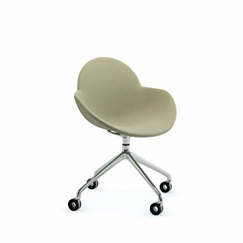 Cookie 4 Star Swivel with Castors Upholstered