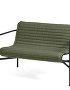Palissade Dining Bench Anthracite_Quilted Cushion Olive