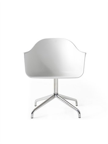 9370639-Harbour-Chair-Swivel-White-Steel-Front