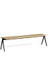 1955631009000_Pyramid Bench 11_L200xW40_Frame black_Top oak clear lacquered