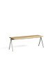 1955571009000_Pyramid Bench 11_L140xW40_Frame beige_Top oak clear lacquered