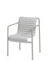 Palissade Dining Arm Chair Sky Grey_Quilted Cushion Sky Grey