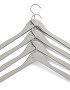500079_Soft Coat Hanger 4 pcs slim grey