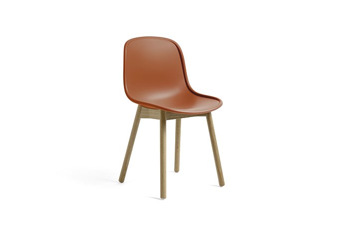 4090111509000_Neu13 Chair_Base oak matt lacquer_Shell orange