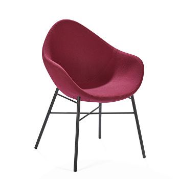 Pear compact armchair