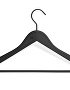 500083_Soft Coat Hanger w bar 4 pcs slim black (2)