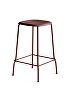 1990831409000_Soft Edge 30 Bar Stool low_H65_Base fall red_Seat oak fall red stained