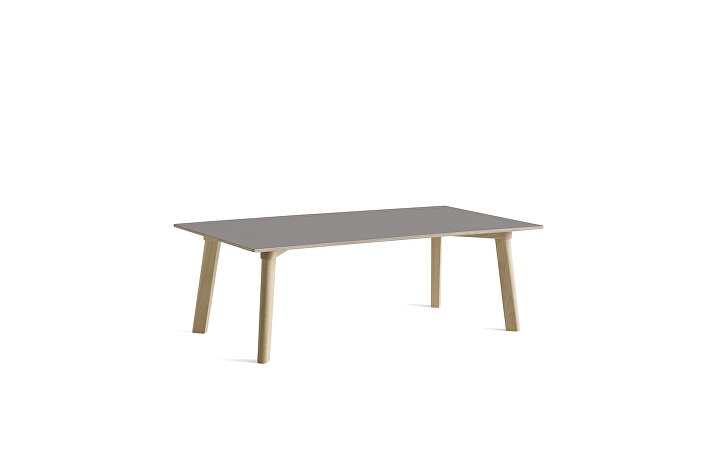 8093411009000_CPH Deux 250 table_L120xW60xH39_Beech untreated raw plywood edge base_Beige grey laminate