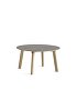8093431009000_CPH Deux 250 table round_W75xH39_Beech untreated raw plywood edge base_Beige grey laminate