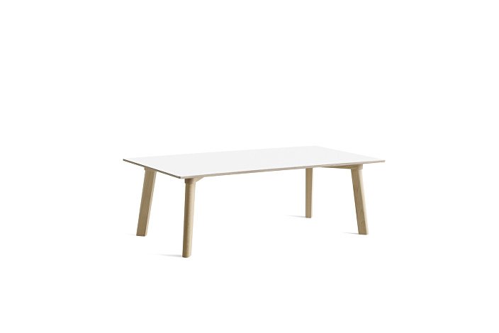 8093411309000_CPH Deux 250 table_L120xW60xH39_Beech untreated raw plywood edge base_Pearl white laminate