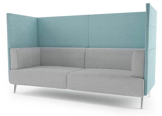 Tryst high back 3 seat sofa