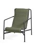 Palissade Lounge Chair High Anthracite_Quilted Cushion Olive