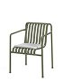 Palissade Dining Arm Chair olive_Seat Cushion Sky Grey