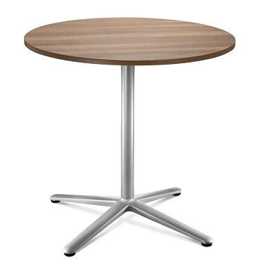 Swoosh round dining table