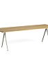 1955191009000_Pyramid Table 02_L250xW85_Frame beige_Top oak clear lacquered