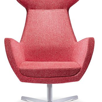 Mae high back chair with 4 star base - SME1D