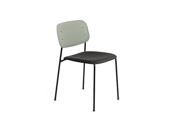 9286591301913_Soft Edge 10 Chair Upholstery_Base black_Back dusty green_Seat Remix 973