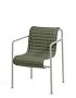 Palissade Dining Arm Chair Sky Grey_Quilted Cushion Olive