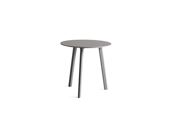 8092491009000_CPH Deux 220 table round_W75xH73_Beige grey plywood edge base_Beige grey laminate