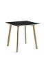 8090111409000_CPH Deux 210 Table_L75 x W75 x H73_Beech untreated raw plywood edge base_Ink black laminate