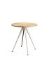 1959172509000_Pyramid Cafe Table 21_dia70_Frame beige_Top oiled oak_wb