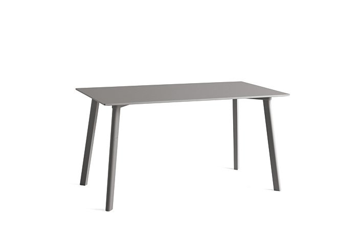 8090231009000_CPH Deux 210 Table_L140xW75xH73_Beige grey plywood edge base_Beige grey laminate