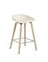 925801_AAS32 H65_Soaped oak base_Stainless steel footrest_Cream white