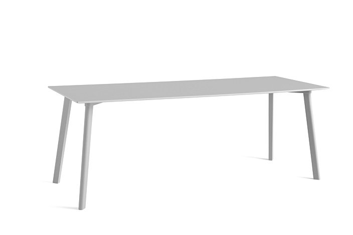 8090351009000_CPH Deux 210 Table_L200xW75xH73_Dusty grey plywood edge_Dusty grey laminate
