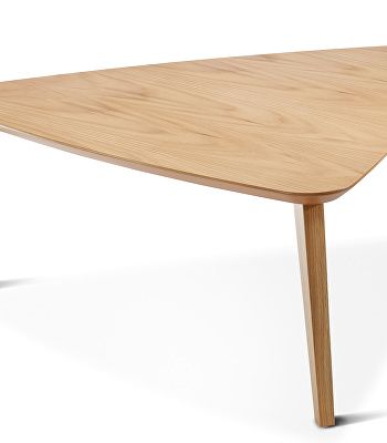 Mortimer triangular coffee table