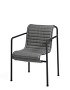 Palissade Dining Arm Chair Anthracite_Quilted Cushion Anthracite